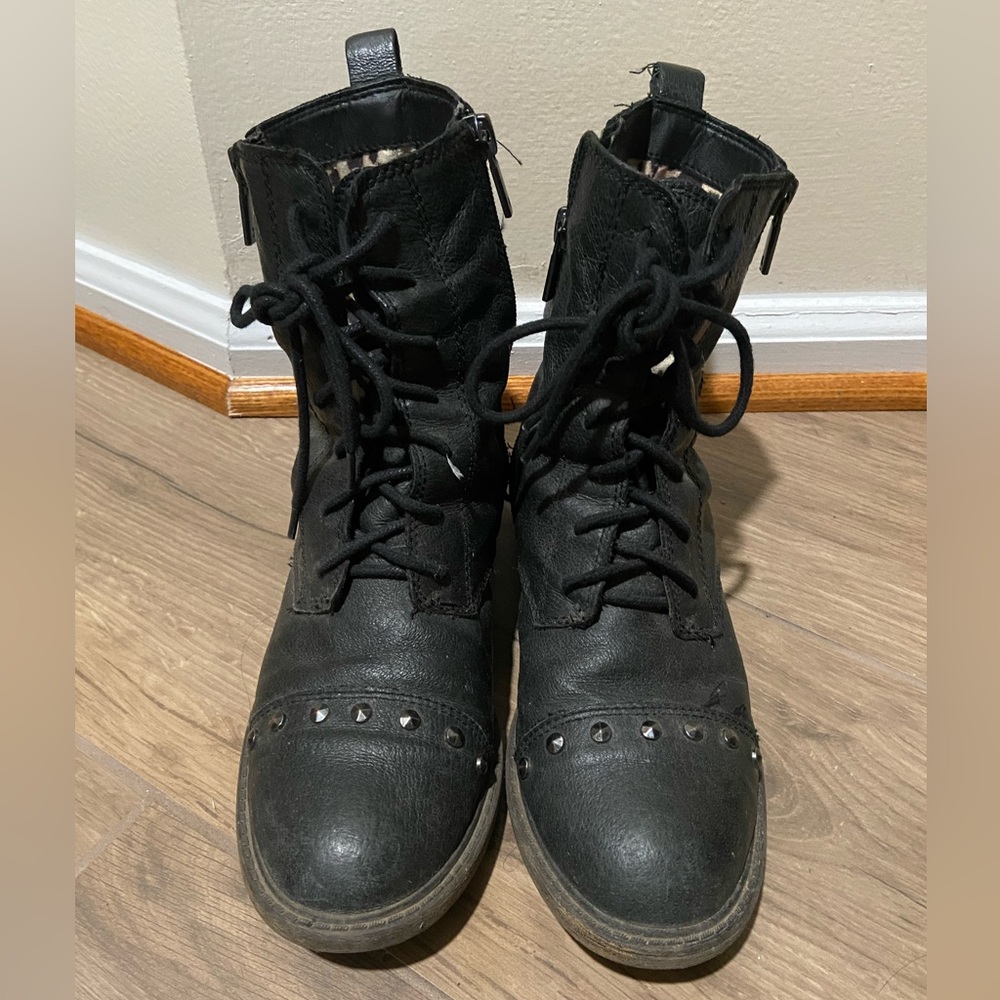 Lucky Brand - Black Leather Boots